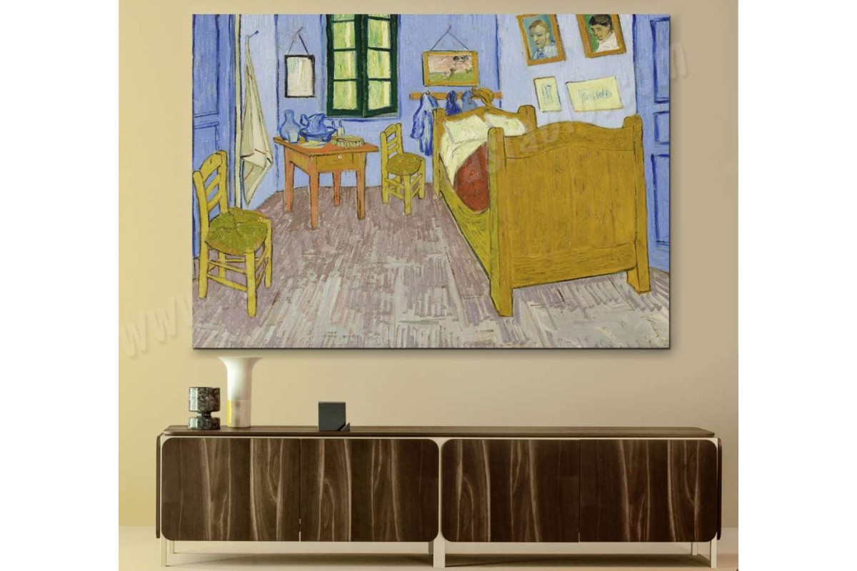 Tptsrvg6 - Vincent Van Gogh Bedroom, Yatakodası Kanvas Tablo