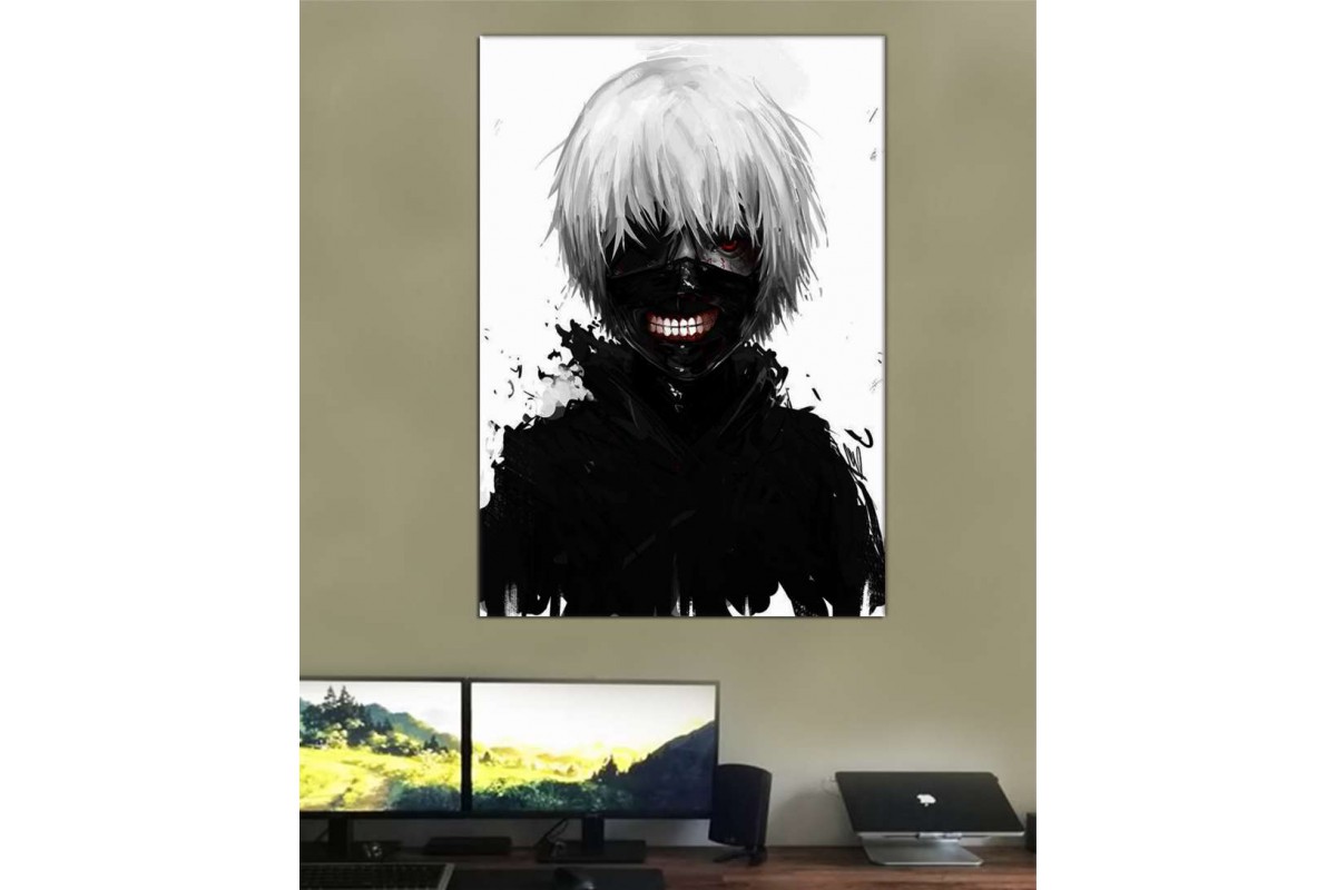 Tptsrmn1 - Tokyo Ghoul Kaneki Ken Anime Kanvas Tablo